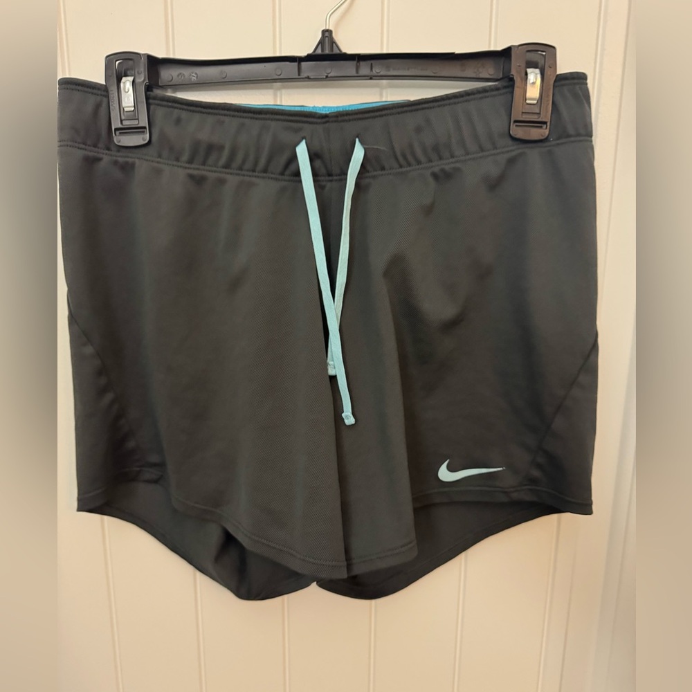 Nike Black Shorts with Light Blue Accents women’s XS - Picture 2 of 4